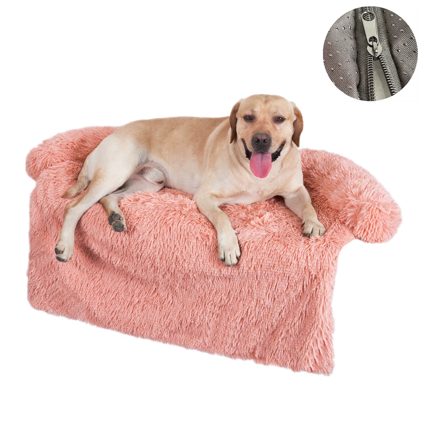 VIP Pet Dog Bed Sofa for Dog Pet Calming Bed Warm Nest Washable Soft Furniture Protector Mat Cat Blanket Large Dogs Sofa Bed