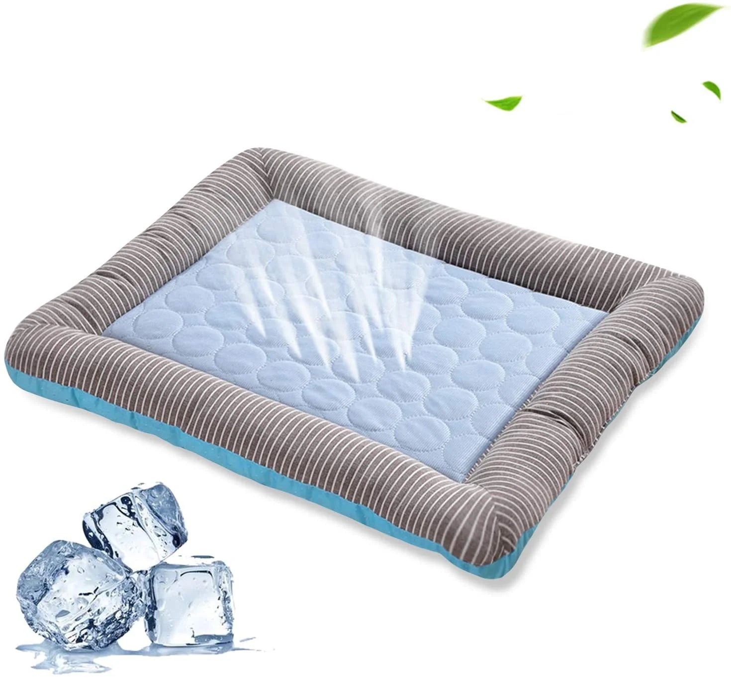 Pet Cooling Pad Bed for Dogs Cats Puppy Kitten Cool Mat Pet Blanket Ice Silk Material Soft for Summer Sleeping Pink Blue Breathable