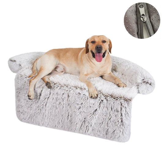 VIP Pet Dog Bed Sofa for Dog Pet Calming Bed Warm Nest Washable Soft Furniture Protector Mat Cat Blanket Large Dogs Sofa Bed