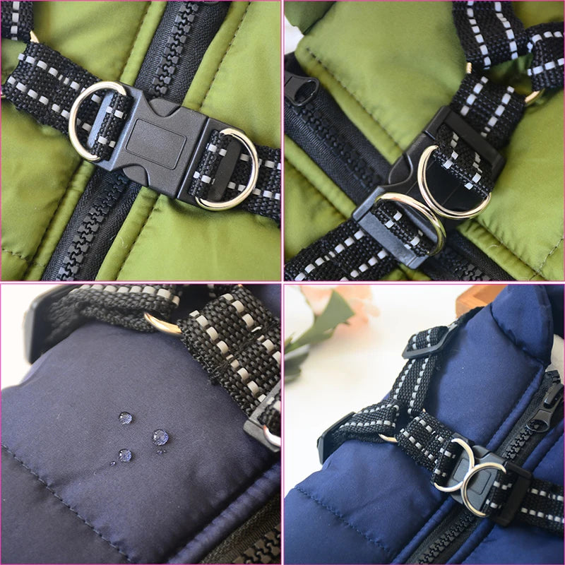 NO Choice NO Aliexpress Packing Send in 24 Hours Pet Harness Vest Clothes Puppy Clothing Waterproof Dog Jacket Winter Warm