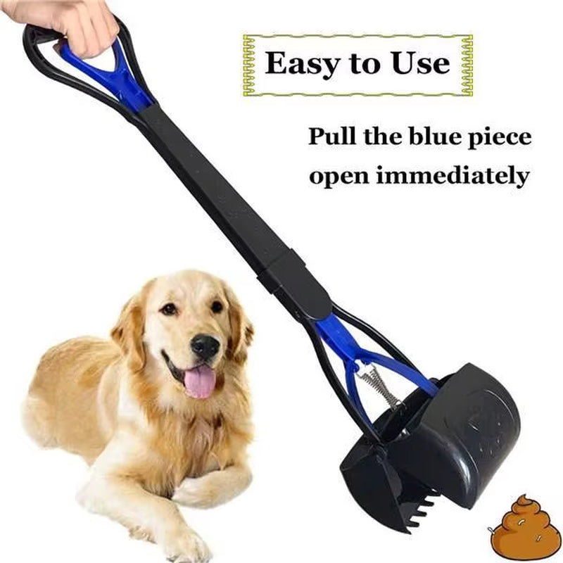 Pet Dog Long Handle Pet Pooper Scooper Dog Cat Waste Picker Jaw Poop Scoop Pick up Clean Waste Cleaning Tools Pet Supplies